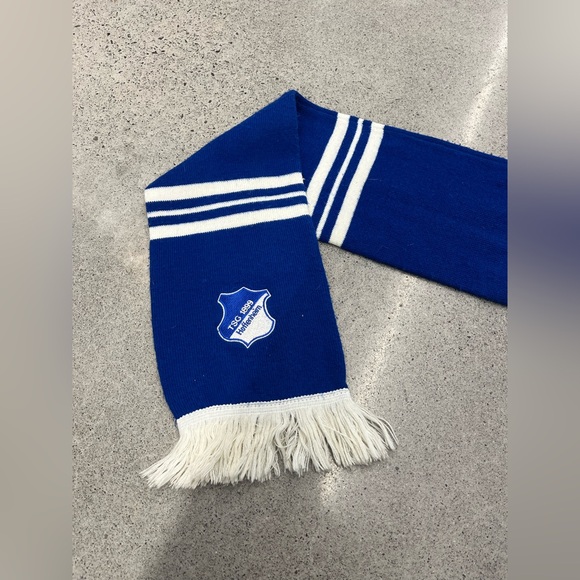Vintage Hoffenheim Soccer Scarf Blue Unisex OS Germany TSG - Picture 3 of 3
